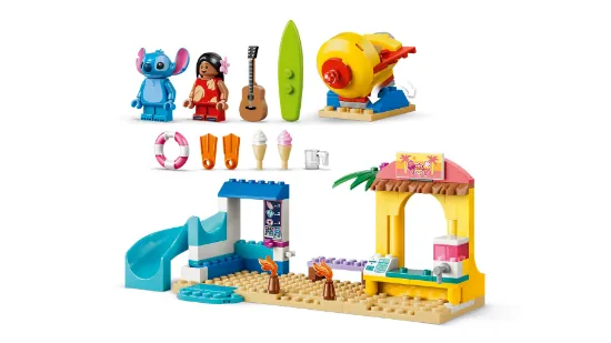 Picture of LEGO Disney 43280 Beach Fun with Lilo & Stitch