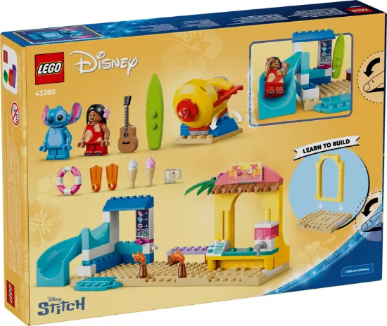 Picture of LEGO Disney 43280 Beach Fun with Lilo & Stitch