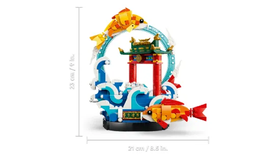 Picture of LEGO 80120 Chinese Festivals Prosperity Carp Leaping