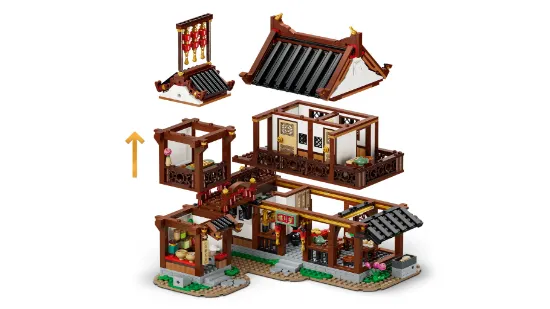 Picture of LEGO 80121 Chinese Festivals Ancient Moon-Gazing Inn