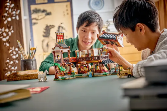 Picture of LEGO 80121 Chinese Festivals Ancient Moon-Gazing Inn