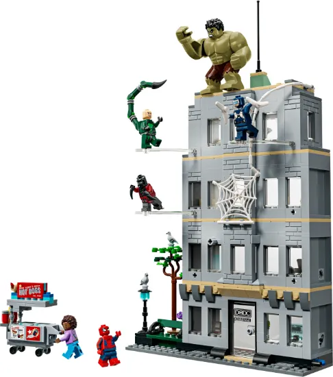 LEGO Marvel 76350 Spider-Man vs. Hulk Epic Clash for boys
