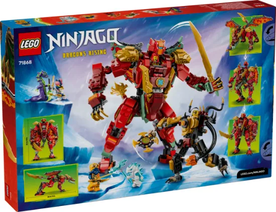 Picture of LEGO Ninjago 71868 Wyldfyre's Transforming Dragon Mech