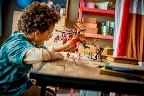 Picture of LEGO Ninjago 71868 Wyldfyre's Transforming Dragon Mech