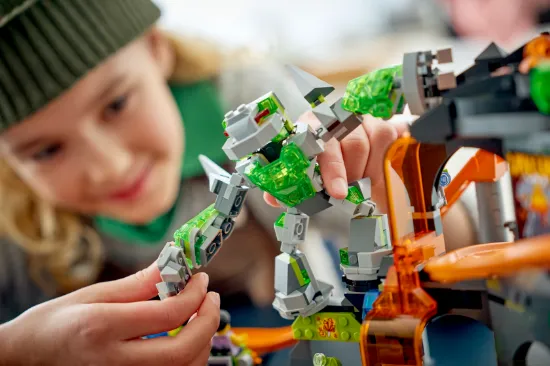 Picture of LEGO City 60501 Lava Land Roller Coaster Park