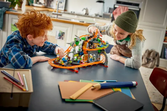Picture of LEGO City 60501 Lava Land Roller Coaster Park