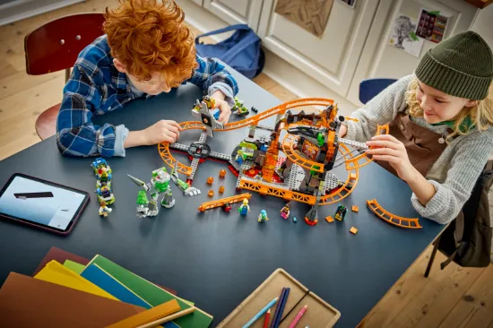 Picture of LEGO City 60501 Lava Land Roller Coaster Park