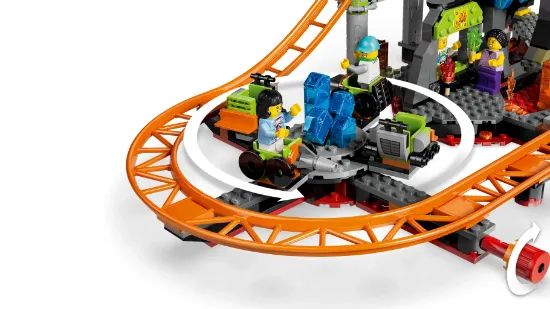 Picture of LEGO City 60501 Lava Land Roller Coaster Park