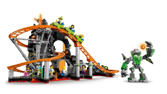 Picture of LEGO City 60501 Lava Land Roller Coaster Park