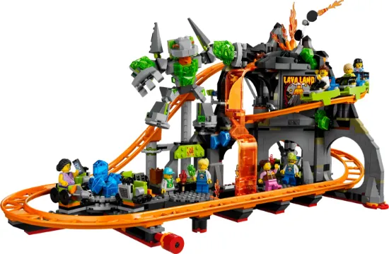 Picture of LEGO City 60501 Lava Land Roller Coaster Park
