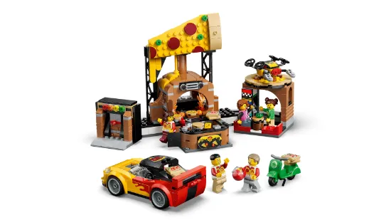 Picture of LEGO City 60496 Pizza Delivery Experience with Vehicles