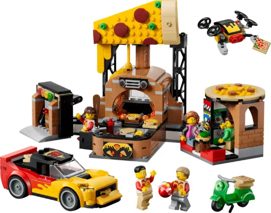 Picture of LEGO City 60496 Pizza Delivery Experience with Vehicles