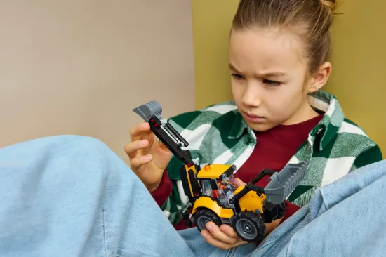 Picture of LEGO City 60480 Yellow Backhoe Loader