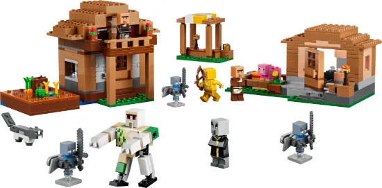 Picture of LEGO Minecraft 21596 Evoker Village Attack