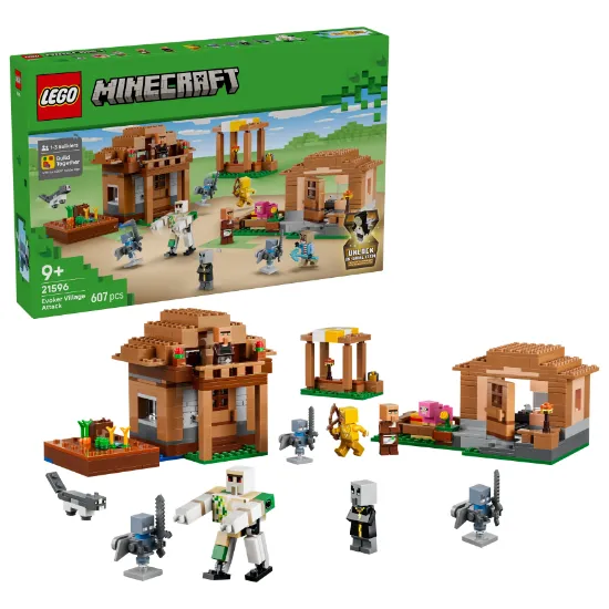 Picture of LEGO Minecraft 21596 Evoker Village Attack