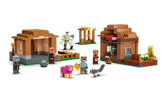 Picture of LEGO Minecraft 21596 Evoker Village Attack