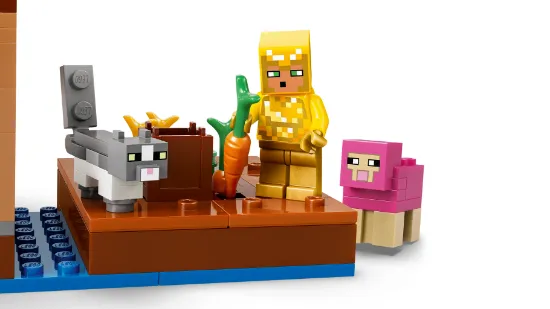Picture of LEGO Minecraft 21596 Evoker Village Attack