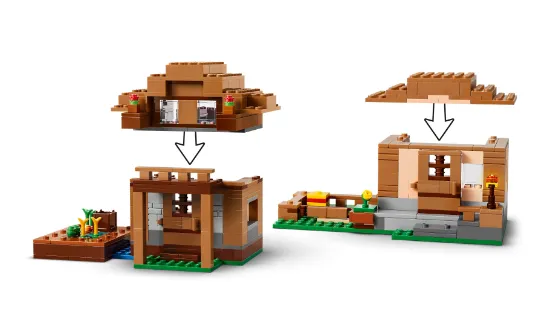 Picture of LEGO Minecraft 21596 Evoker Village Attack