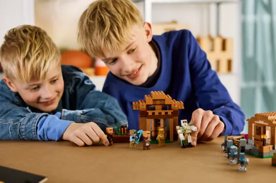 Picture of LEGO Minecraft 21596 Evoker Village Attack