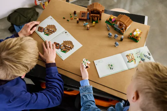 Picture of LEGO Minecraft 21596 Evoker Village Attack