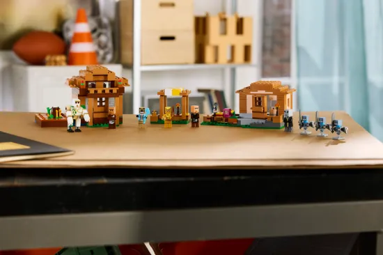 Picture of LEGO Minecraft 21596 Evoker Village Attack