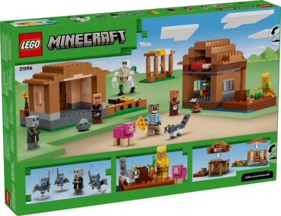 Picture of LEGO Minecraft 21596 Evoker Village Attack