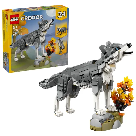 Picture of LEGO Creator 31393 Forest Animals: Gray Wolf