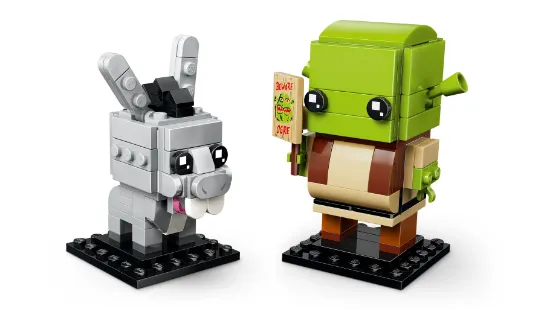 Picture of LEGO BrickHeadz 40923 Shrek, Donkey & Gingy Figures