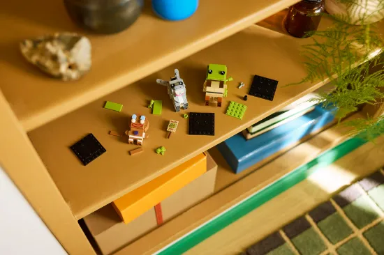 Picture of LEGO BrickHeadz 40923 Shrek, Donkey & Gingy Figures
