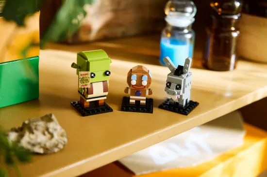 Picture of LEGO BrickHeadz 40923 Shrek, Donkey & Gingy Figures