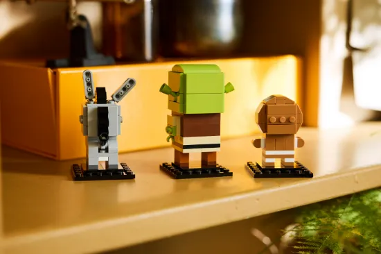 Picture of LEGO BrickHeadz 40923 Shrek, Donkey & Gingy Figures
