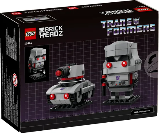 Picture of LEGO BrickHeadz 40924 Transformers Megatron Robot & Vehicle
