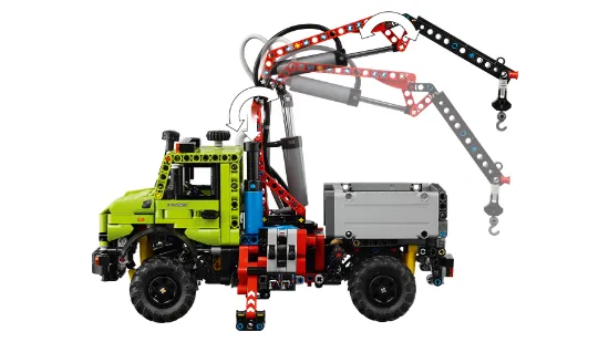 Picture of LEGO Technic 42242 Mercedes-Benz Unimog U 5023 with Crane
