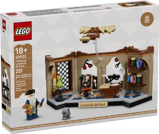 LEGO 40902 Tribute to Leonardo da Vinci