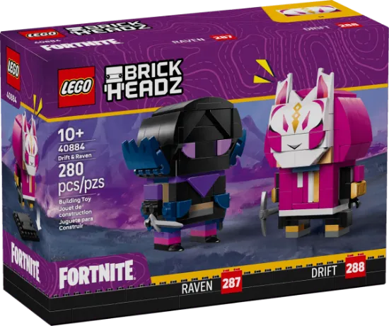 LEGO 40884 Drift & Raven Figures package