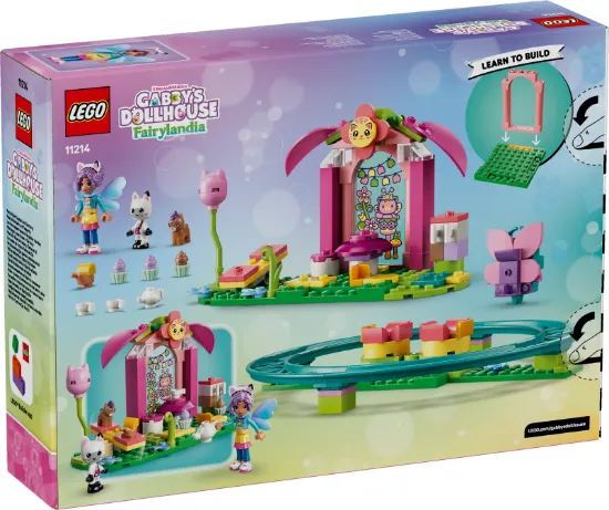 Picture of LEGO Gabby’s 11214 Dollhouse Fairy Roller Coaster and Tea Party