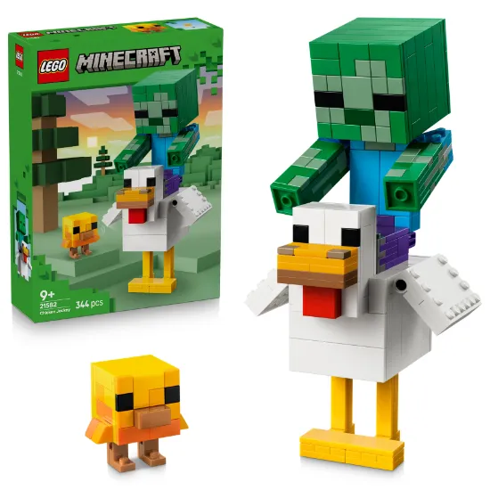 LEGO Minecraft 21582 Chicken Jockey package