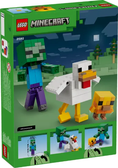 LEGO Minecraft 21582 Chicken Jockey package