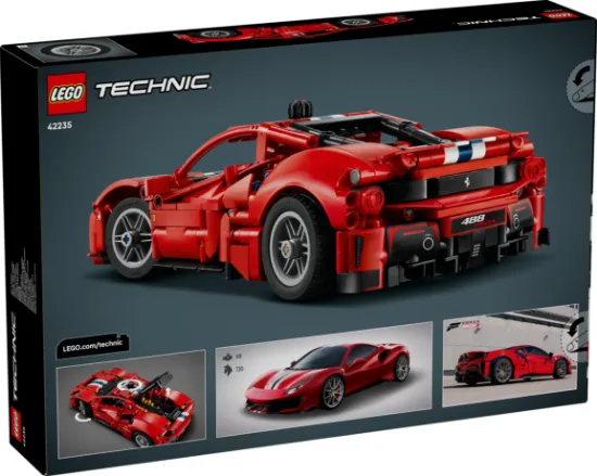 LEGO Technic 42235 Ferrari 488 Pista Car package