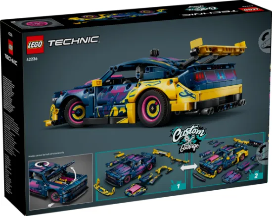 LEGO Technic 42236 Custom Garage Ford Mustang GT Car package