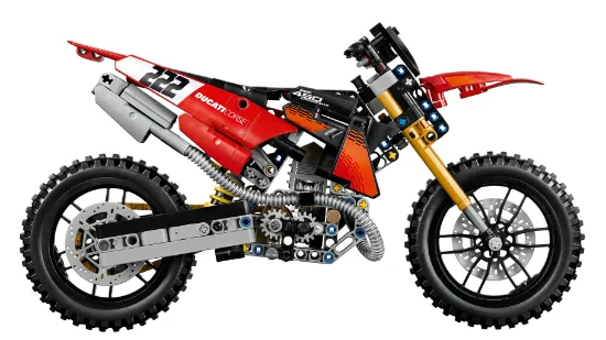 LEGO Technic 42238 Ducati Desmo450 MX Factory Motorcycle