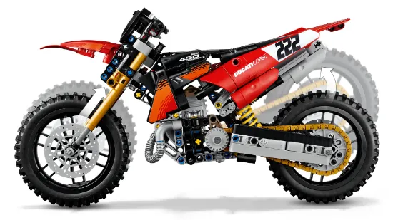 LEGO Technic 42238 Ducati Desmo450 MX Factory Motorcycle