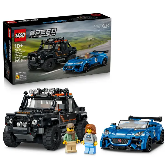 Picture of LEGO Speed Champions 77264 Jaguar Project 7 & Land Rover Defender