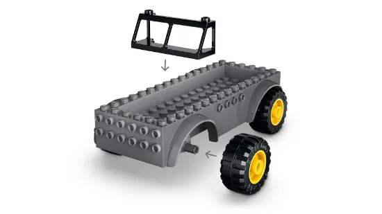 Picture of LEGO Jurassic 77978 Young T. rex Transport Truck