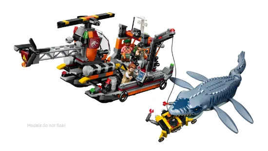 Picture of LEGO Jurassic 77983 World Mosasaurus Dinosaur Boat Attack