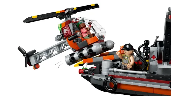 Picture of LEGO Jurassic 77983 World Mosasaurus Dinosaur Boat Attack