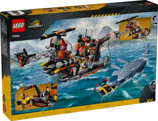 Picture of LEGO Jurassic 77983 World Mosasaurus Dinosaur Boat Attack