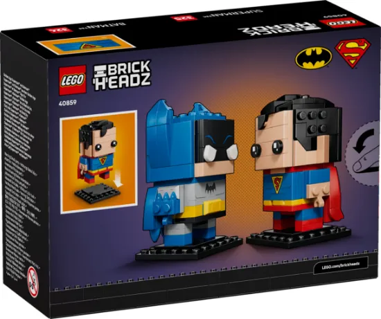 Picture of LEGO BrickHeadz 40859 DC Golden Age Superman™ and Batman™ Figures