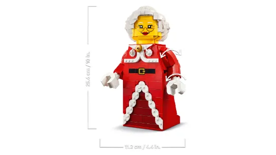 Picture of LEGO 40875 Up-Scaled Mrs. Claus Minifigure