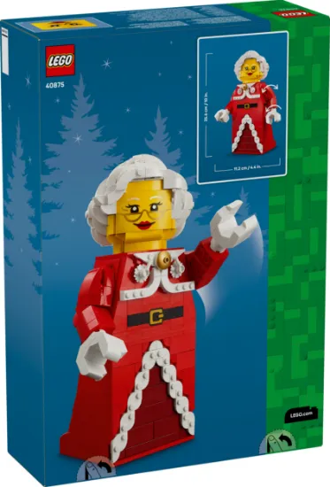 Picture of LEGO 40875 Up-Scaled Mrs. Claus Minifigure